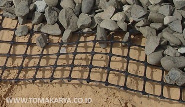 Geogrid PP Bi axial Toma Karya
